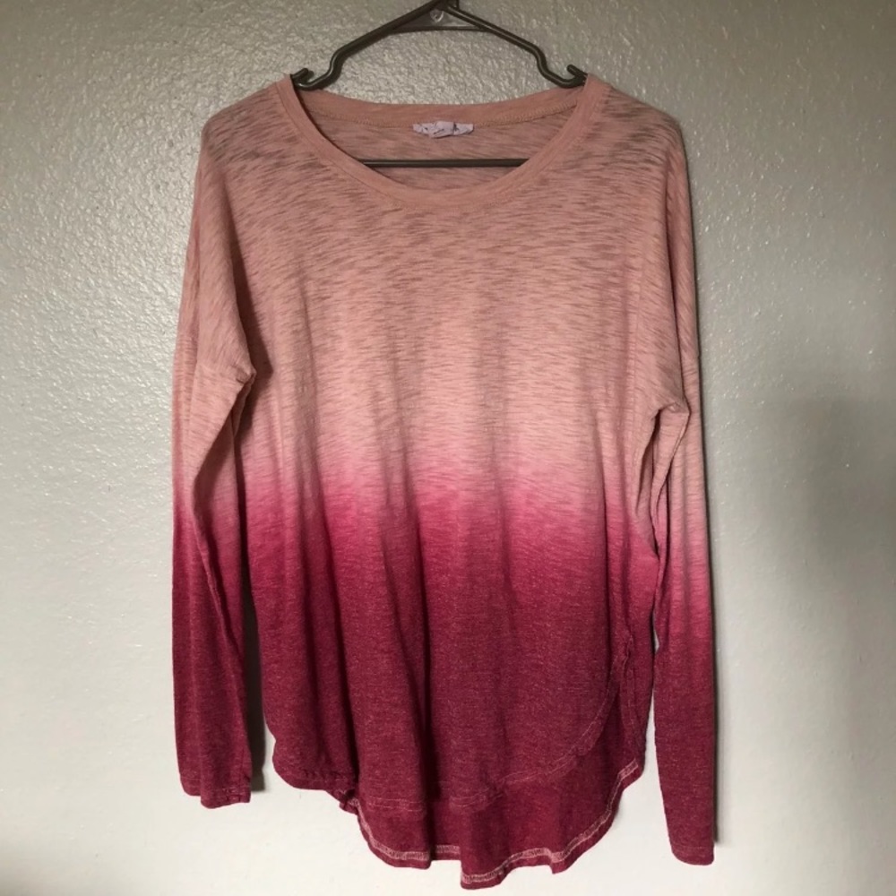 Pink ombré top
